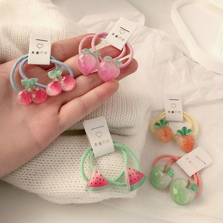 Travel Accessories Aesthetic - ربطات شعر جزر للأطفال مكونة من