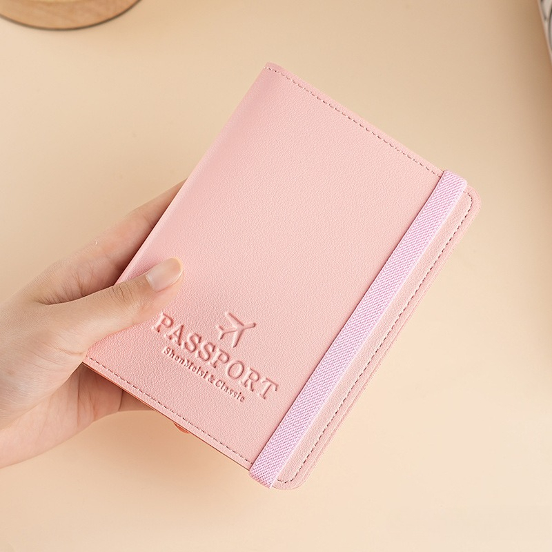 Travel Accessories Wallet - غطاء جواز سفر من الجلد الصناعي،