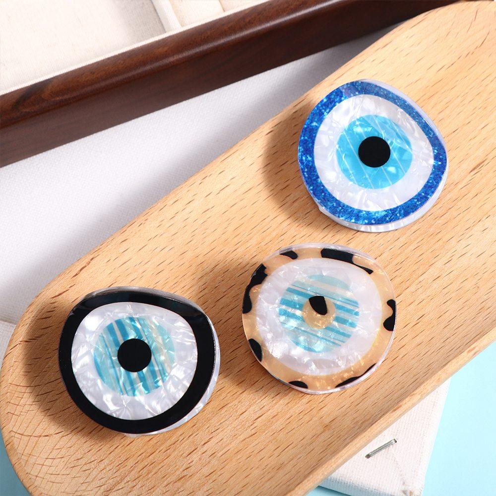 Travel Accessories Aesthetic - مخلب شعر عين الشيطان الأزرق ،