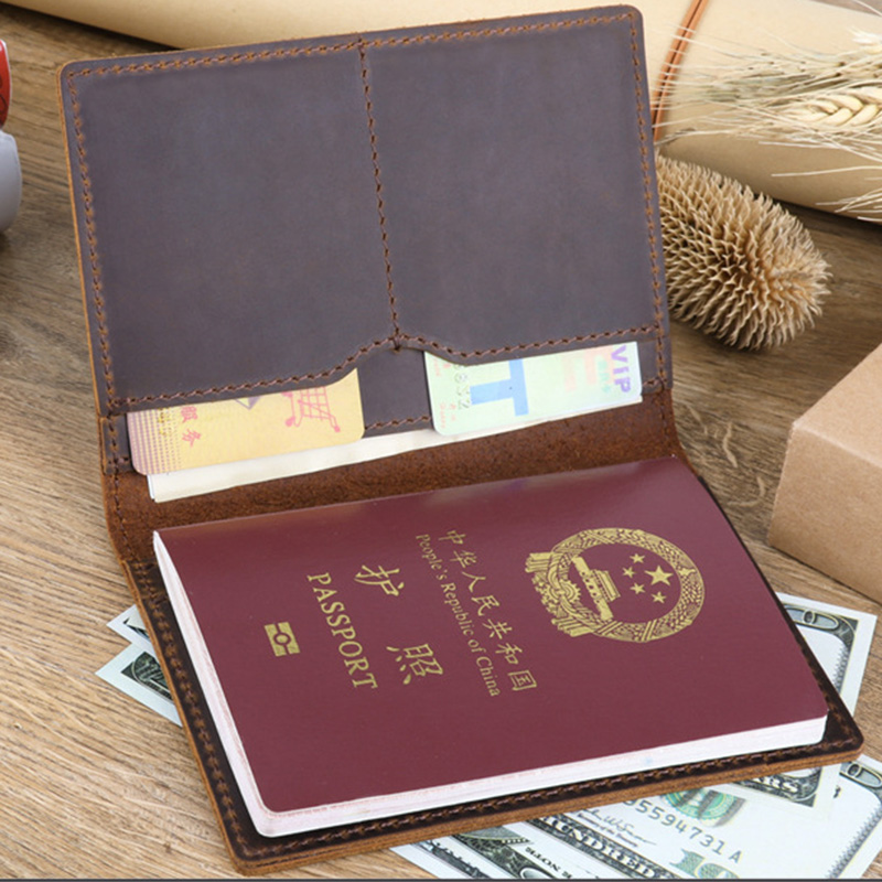 مجنون الحصان الجلود حالة جواز  - مراجعة Travel Accessories Wallet وسعره