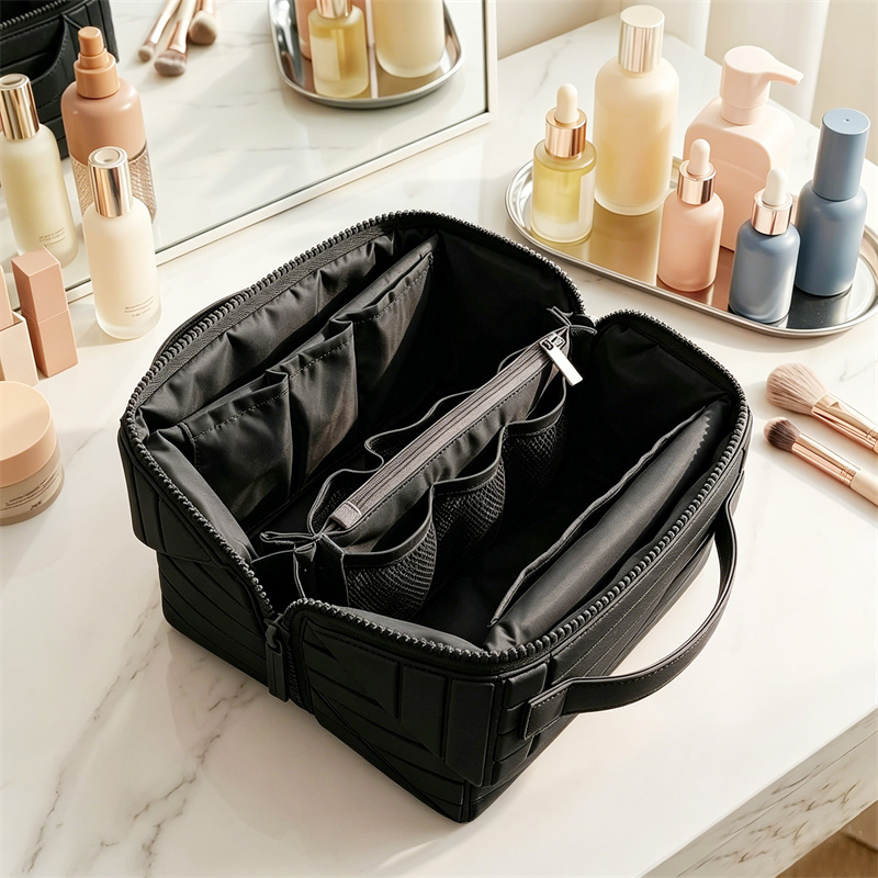 حقيبة مستحضرات تجميل قابلة للط - مراجعة Travel Accessories Organizer Bag وسعره