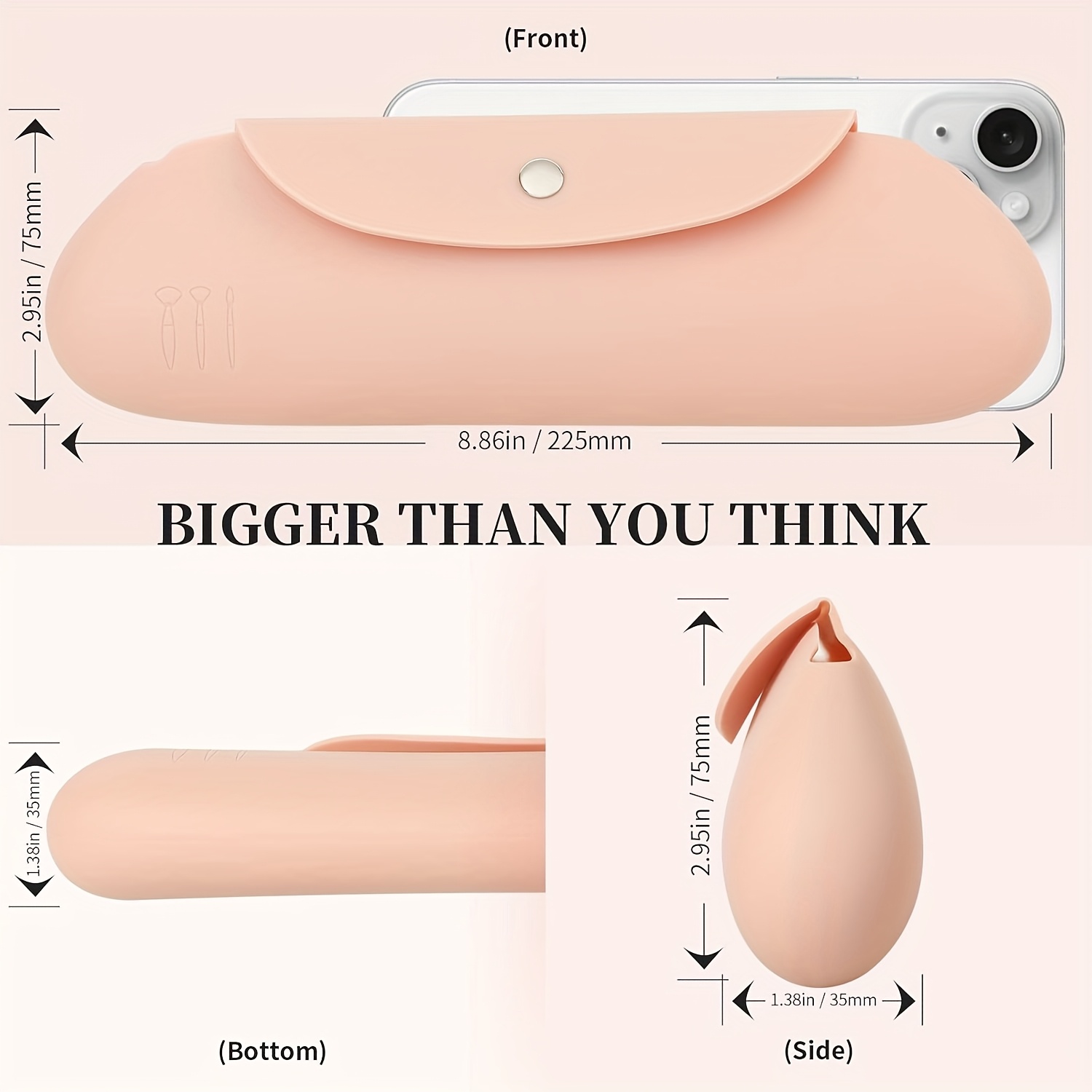 حقيبة تنظيم فرش المكياج المصنو - مراجعة Travel Accessories Organizer Bag وسعره