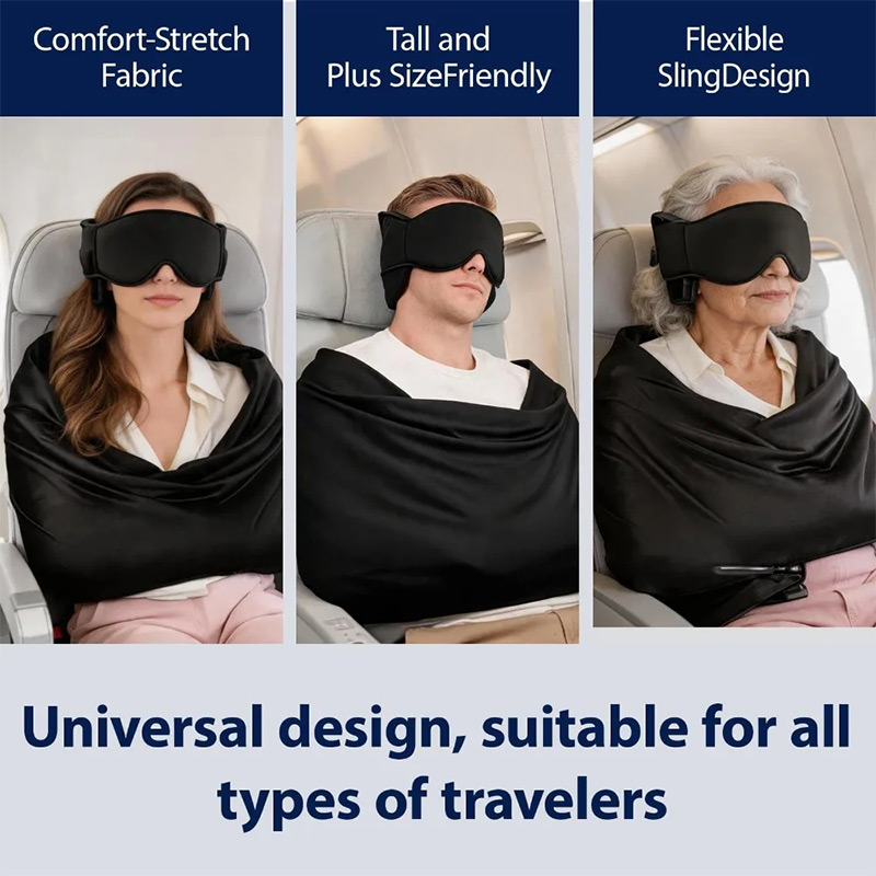 طقم نوم للطائرة 3 في 1: وسادة  - مراجعة Travel Accessories Long Flight وسعره