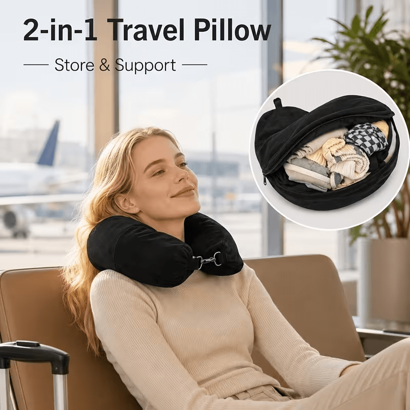 مجموعة واحدة من أغطية الوسائد  - مراجعة Travel Accessories Long Flight وسعره